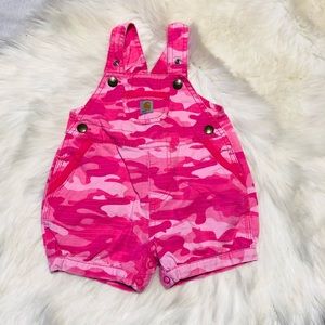 Camo baby shorts overall 9 months